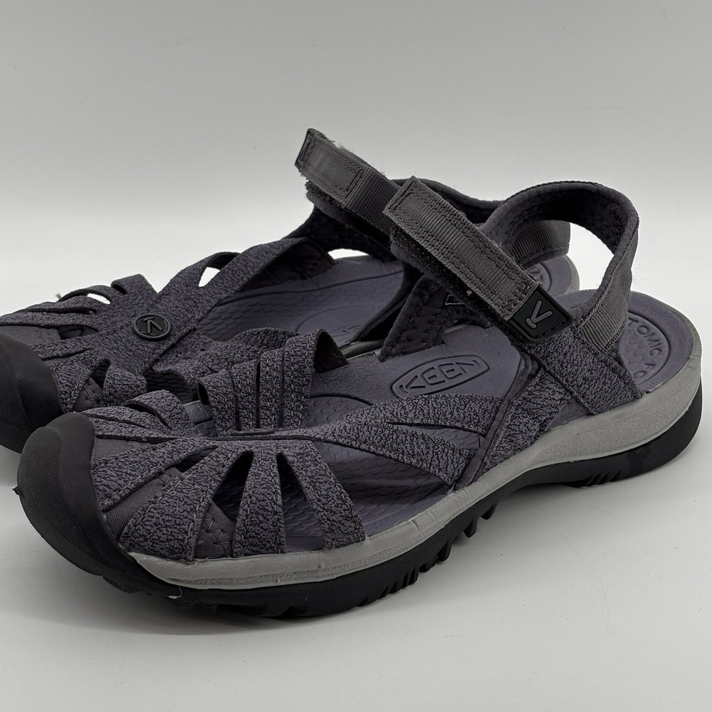 KEEN Rose Sandal Gargoyle/Raven Shoes 1016733 Women's 8 UK5.5 EU38 EUC